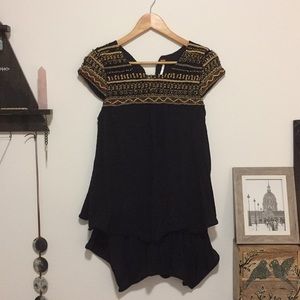 Free People Beaded Top